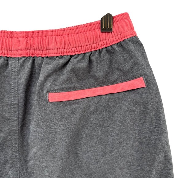 Chubbies Two Tones Hybrid Gym Swim Shorts Mens Grey Pink Drawstring 5.5" Size S - Picture 3 of 11